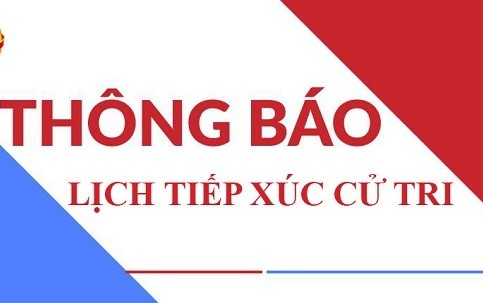 Lịch tiếp xúc cử tri của đại biểu HĐND TP sau kỳ họp thứ 15